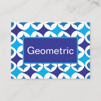 Blue Modern Geometric Pattern