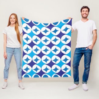Blue Modern Geometric Pattern