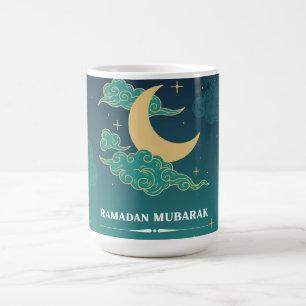 Blue Modern Ramadan Mubarak Mug