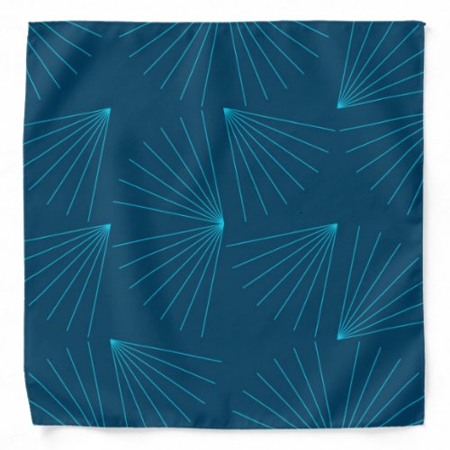 Blue modern simple light celebration concept bandana