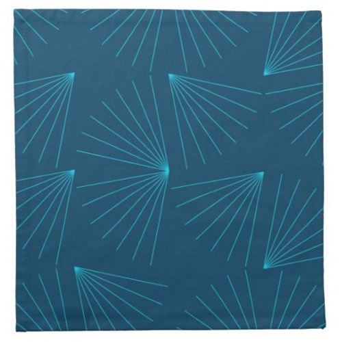 Blue modern simple light celebration concept cloth napkin