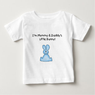 Blue Mommy and Daddy's Little Bunny T-shirts