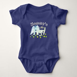 Blue Mommy's Little Angel Toddler/baby Shirt