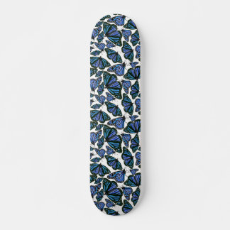 Blue Monarch Butterflies Skateboard