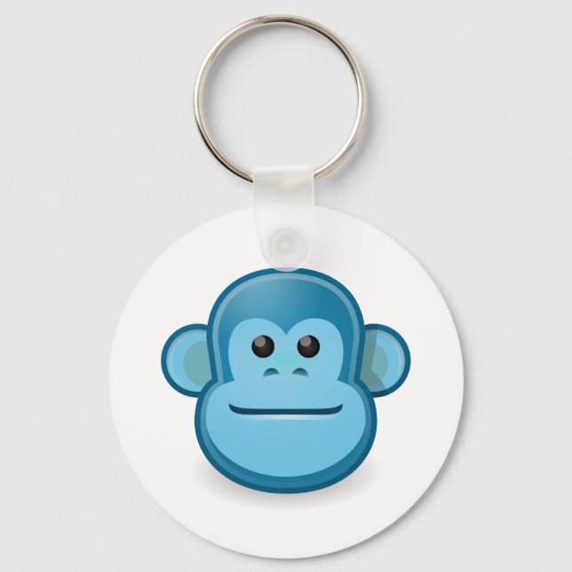 Blue Monkey Keychain (Front)