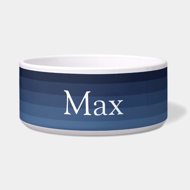 Blue Monochromatic Bowl (Front)