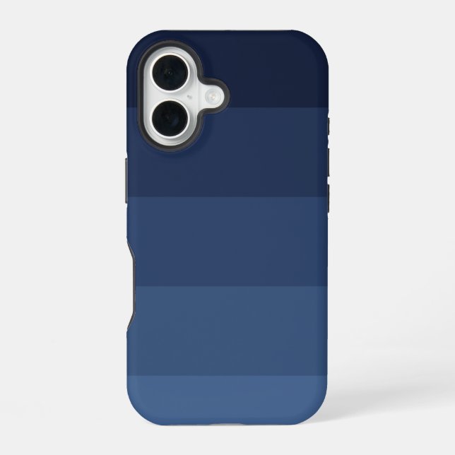 Blue Monochromatic iPhone Case (Back)