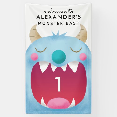 Blue Monster Bash Birthday Party