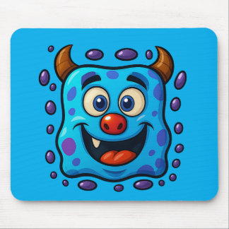 Blue Monster Mousepad