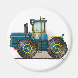 Blue Monster Tractor Magnets