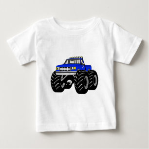 BLUE MONSTER TRUCK BABY T-Shirt