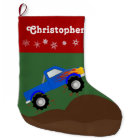 Blue Monster Truck Personalized