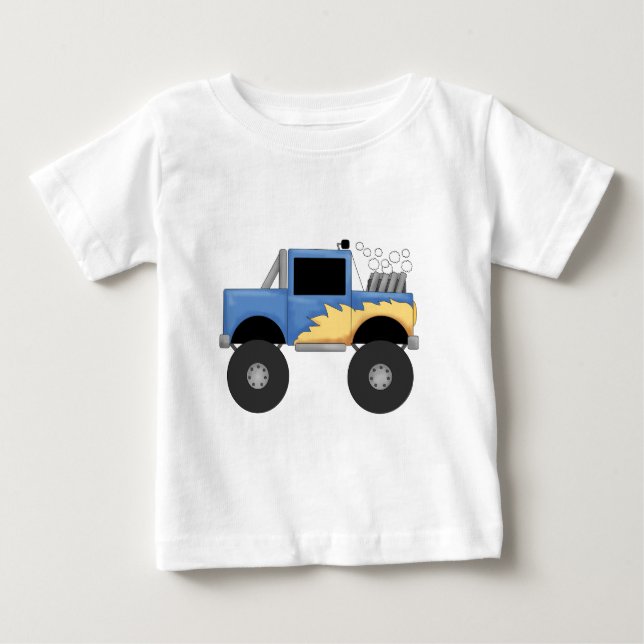 Blue Monster Truck Tshirts and Gifts (Front)