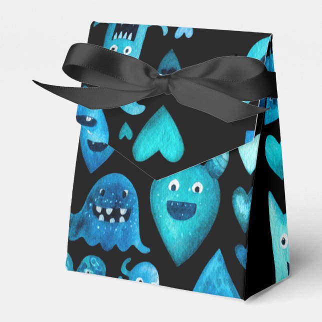Blue monsters favor boxes (Front Side)