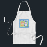 BLUE MOO DINER by Boynton Adult Apron<br><div class="desc">The fabulous 50s are back with a vengeance. And also a cow. (From the swell book/album BLUE MOO: 17 Jukebox Hits from Way Back Never.)</div>