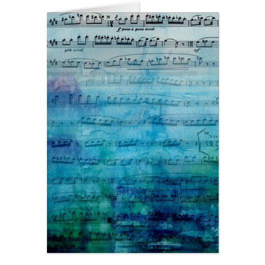 Blue Mood Music Cards (Front)