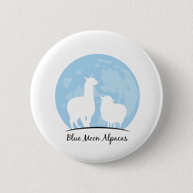 Blue Moon Alpacas Button (Front)