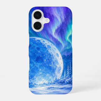 Blue Moon Aurora Phone Case