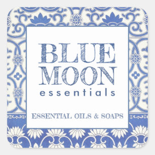 Blue Moon Beauty Products Label Stickers