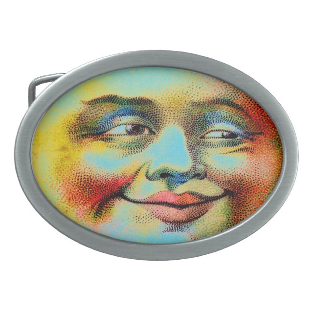 Blue Moon Belt Buckle (Front)