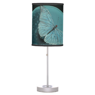 Blue Moon Butterfly Table Lamp