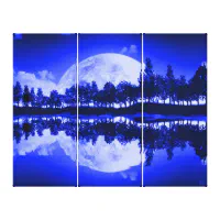 Blue Moon Canvas Print