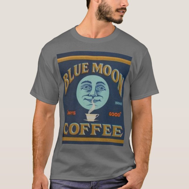 Blue Moon Coffee T-Shirt (Front)