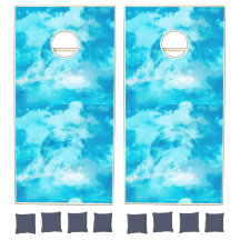 BLUE MOON cornhole set