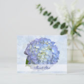 Blue Moon Custom Bridal Shower Thank You Postcard (Standing Front)