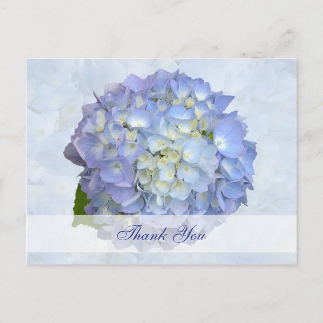 Blue Moon Custom Bridal Shower Thank You Postcard (Front)