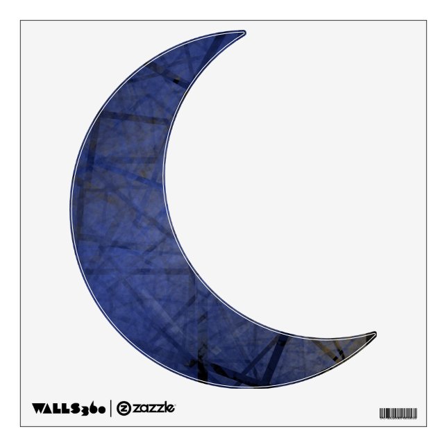 Blue Moon Decal-001 Wall Sticker (Front)