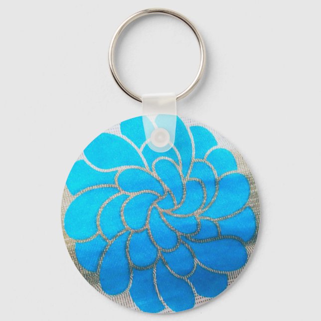 Blue Moon Design Keychain (Front)