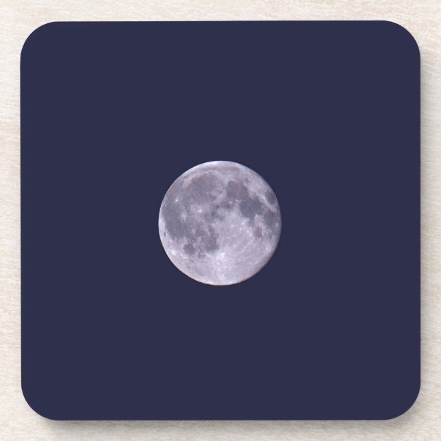 Blue Moon Drink Coaster (Front)