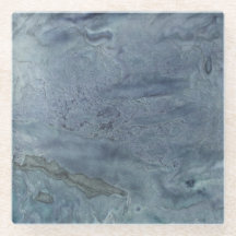 Blue Moon Glass Coaster