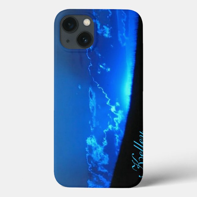 Blue Moon Horizon iPad Case *Personalize* (Back)