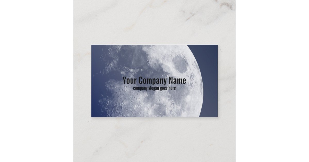 Blue Moon Lunar Business Cards