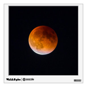 Blue Moon Lunar Eclipse Washington State Wall Decal
