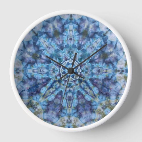 Blue Moon Mandala Clock