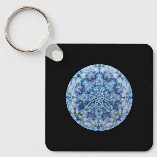 Blue Moon Mandala Keychain