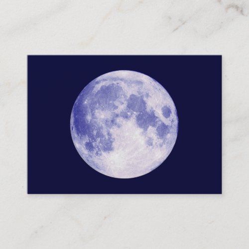 Blue Moon, Mini Photo Business Card Templates