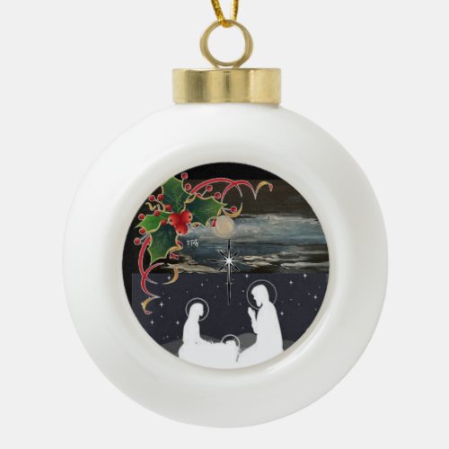 Blue Moon Nativity ornament