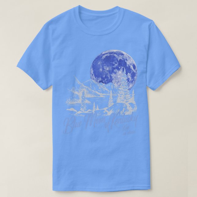 Blue Moon Of Kentucky T-Shirt (Design Front)