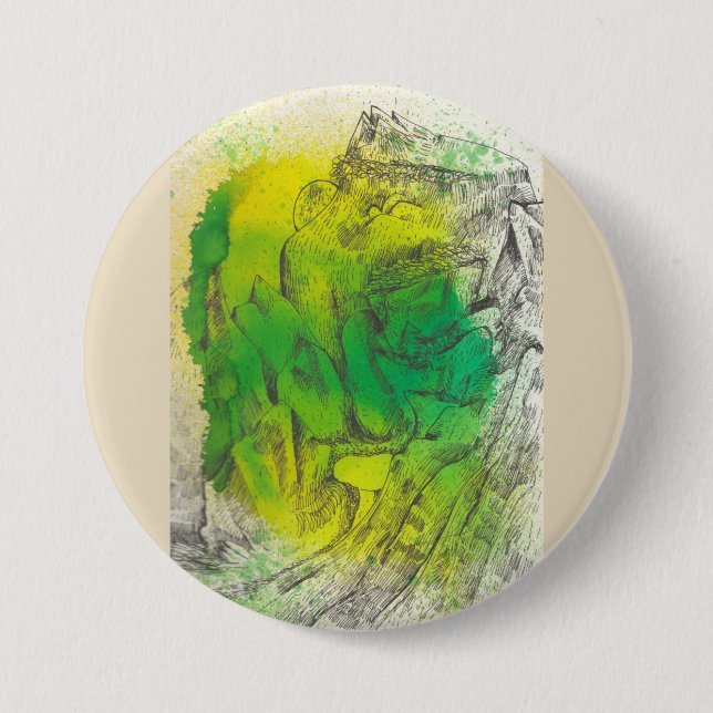 Blue Moon Over Canmore | Pin (Front)