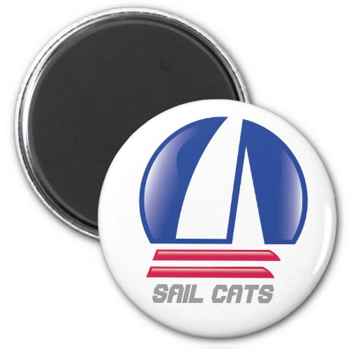 Blue Moon_Pontoon Racing_SAIL CATS Magnet