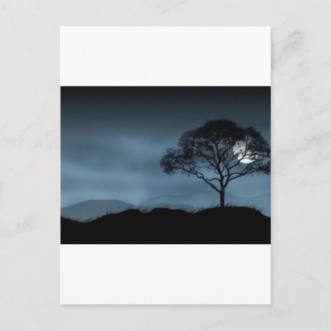 BLUE MOON POSTCARD (Front)