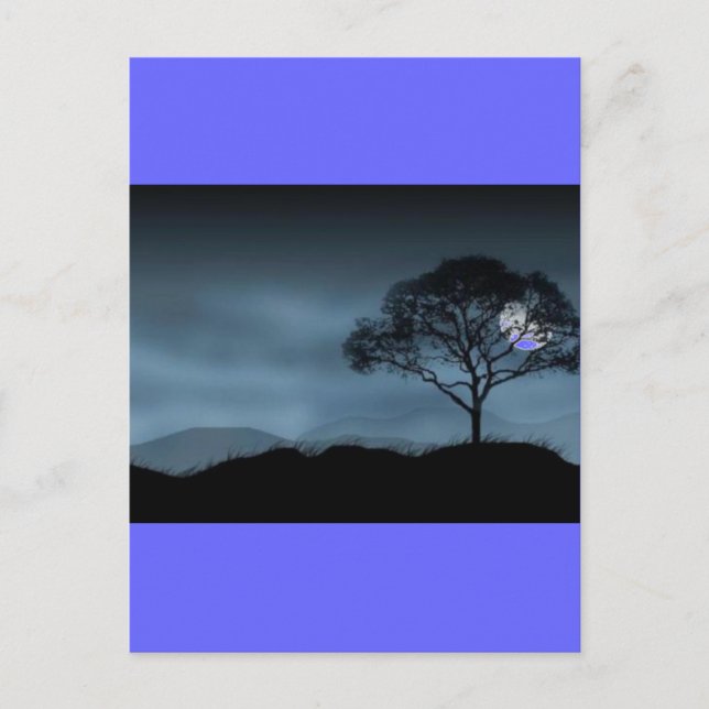 BLUE MOON POSTCARD (Front)