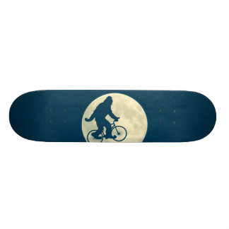 BLUE MOON SQUATCH ON A BIKE SKATEBOARD DECK