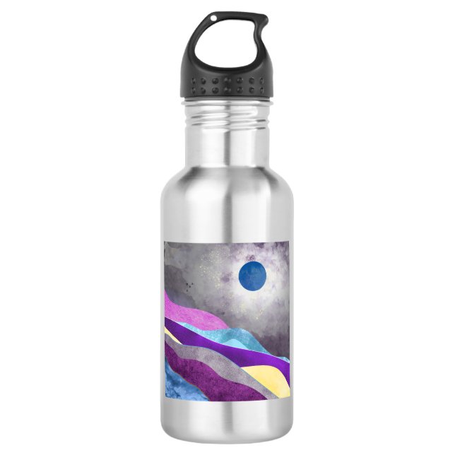 Blue Moon Stainless Steel Water Bottle (Front)