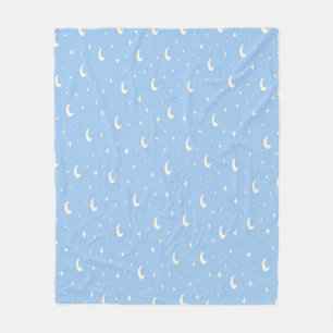 Blue Moon & Stars Baby Blanket