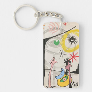 BLUE MOON TAKES A MONTH OFF KEYCHAIN